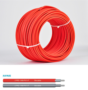 Cable de Conexión Solar de Cobre MCX con Aislamiento de PVC, Núcleo Negro Simple de 6 mm², 250 Metros/Rollo, para Sistemas Fotovoltaicos de 25 Años, 600/1000 V - Product Image 2