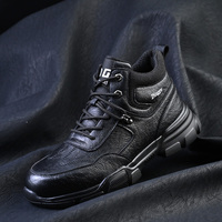 Chaussures de sécurité Goodyear avec embout de protection, bottes de travail en cuir composite, acier, personnalisées, unisexes, OEM, personnalisées, anti-américaines, ISO