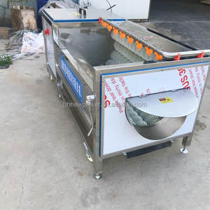 เครื่องล้างและปอกผลไม้และผักอเนกประสงค์สำหรับอุตสาหกรรม เครื่องล้างและปอกแบบแปรงหมุนต่อเนื่องสำหรับเชิงพาณิชย์ - Product Image 4