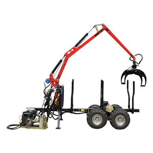 Maquinaria Agrícola, Cargador <span class=keywords><strong>de</strong></span> Troncos Forestales, Remolque para Madera con Brazo Hidráulico, <span class=keywords><strong>Cabrestante</strong></span>, Grúa <span class=keywords><strong>de</strong></span> Agarre - Product Image 2