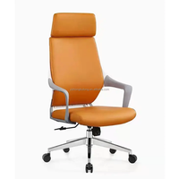 Chaise de bureau exécutive ergonomique en acier inoxydable, couleur personnalisée, prix bas, moderne, avec hauteur réglable pour un travail confortable