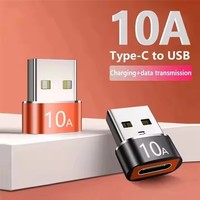 Adaptateur OTG de charge rapide 2026 10A USB 3.0 Type-C mâle vers femelle pour ordinateur portable et téléphone portable avec connecteur C