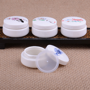 Mini tarros de cerámica herméticos a prueba de fugas para cosméticos, ungüento <span class=keywords><strong>en</strong></span> polvo, crema facial, píldoras colorete, almacenamiento de líquidos, recipiente con tapa atornillada - Product Image 3