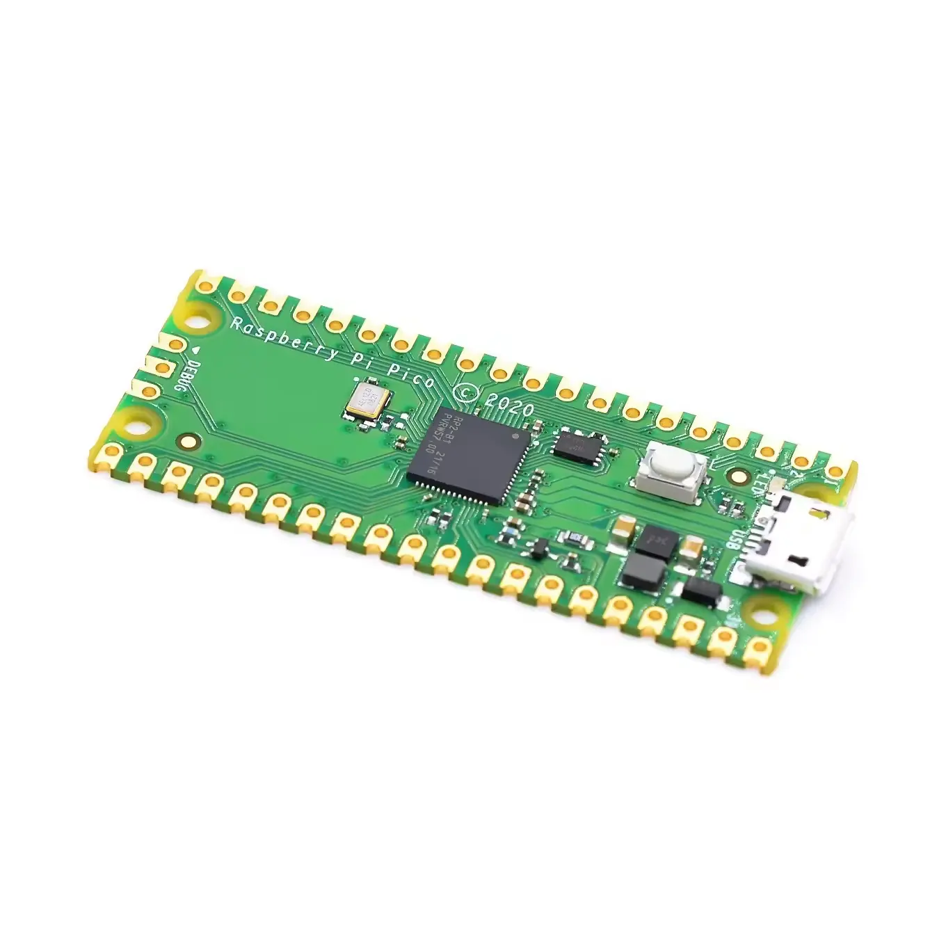 공식 라즈베리 가죽 피코보드 RP2040 듀얼 코어 264KB ARM 저전력 마이크로컴퓨터 고성능 Cortex-M0 + 프로세서