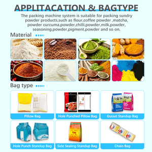 Made in China High-speed Vertical Packaging Machine 100g 500g 1kg Food Powder Pouch Multifunctional Packaging Machine - Product Image 2