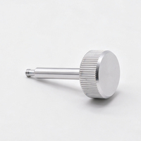 Tornillo de Ajuste Moleteado de Aleación de Aluminio Anodizado, Mecanizado por CNC, para Fijación de Equipos