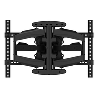 Braket TV Full Motion Desain Menarik VESA 600x400mm, Dudukan TV Putar untuk TV 32-80 Inch
