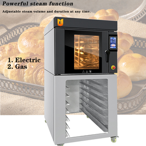 <span class=keywords><strong>Horno</strong></span> Rotatorio Eléctrico de Aire Caliente con Múltiples Bandejas, de Acero Inoxidable, con Función de Vapor, Equipo de Panadería Comercial para la Elaboración de Pan - Product Image 3