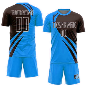Ensemble d'uniformes de football personnalisés de haute qualité – Maillot et short de l'équipe signature, vêtements de sport tendance, approvisionnement direct usine - Product Image 6