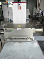 Máquinas de Grabado Láser Gainlaser 5W 10W, Máquina de Marcado Láser UV para Metal, D80 Rotatorio 200*200mm con Enfriador S&A