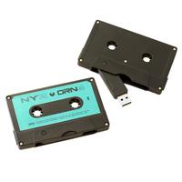 Cassette usb avec logo personnalisé, support à mémoire de 8 go 16 go 32 go 64 go 128 go, lecteur flash avec boîte en plastique