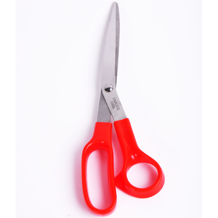 Многофункциональные ножницы для офиса, пластиковая ручка и ножницы из углеродистой стали