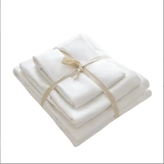 OEKO-tela de tejido liso CVC para ropa de cama de Hotel, tejido de algodón viscosa de alta calidad, 100x72, 133
