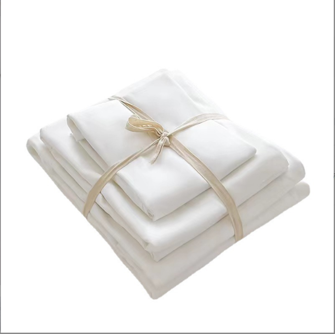 OEKO 100 133*72 High Quality Plain Weave Viscose Cotton CVC Plain Weave Fabric for Hotel Bedding Sets Bed Linen