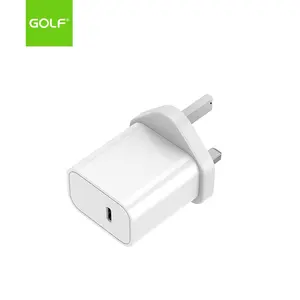 Nieuwe Pd 20W Us/Eu/Uk Plug Wall Charger Type-C Quick Charger Home & Travel 20W Laadstation Snelle Draagbare Oplader