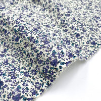 Tissus à motifs floraux multicolores, doux et élégants, design féminin, tissu imprimé 100% coton pour vêtements