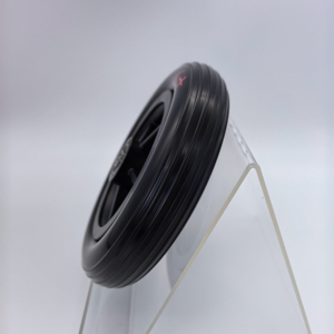 Roue avant de fauteuil roulant en mousse PU solide de 6 pouces avec jante en plastique ou en nylon capacité de charge de 80kg - Product Image 3