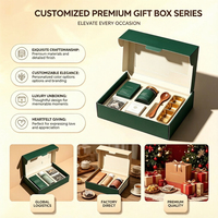 Boîte cadeau écologique personnalisée, papier kraft ondulé recyclable, emballage de produits cosmétiques et de soins de la peau, logo et taille personnalisés OEM