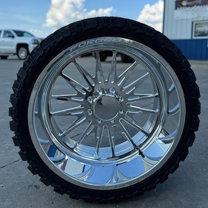 ล้อแม็กซ์ Juwa New Deep Lip Polished Forged ขนาด 22 24 26 นิ้ว <span class=keywords><strong>ขอบ</strong></span>โครเมียม สำหรับรถกระบะยกสูง รถจี๊ป Gladiator สำหรับขนาด 100 มม. - Product Image 5