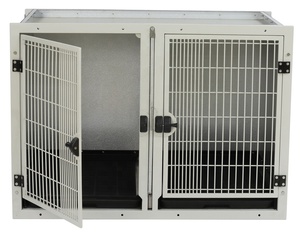 Kandang Hewan Peliharaan KA-505-AZ dari Baja Galvanis Tugas Berat, Desain Modern Kokoh untuk Luar & Dalam Ruangan, dengan Baki Plastik, Kemasan Kotak Pallet untuk Anjing - Product Image 2