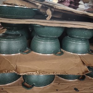 Juego de Utensilios de Cocina de Aluminio de 12 Piezas, Ollas y Sartenes Antiadherentes con Revestimiento Multicapa, Tapas de Vidrio y Guantes Resistentes al Calor, para Cocina de Gas - Product Image 6