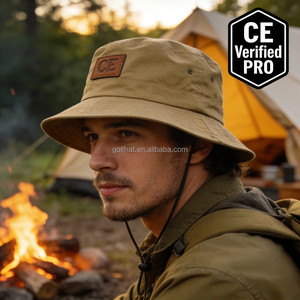 Custom Printed Bucket <b>Hats</b> Oem Factory Outdoor Sun Protection Fisherman Reversible Men Women <b>Hats</b> With Custom leather patch logo - Product Image 4