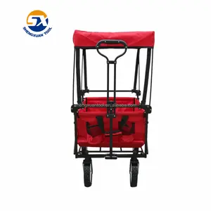 Тканевая сумка красного цвета, складная стальная сетка для улицы, Пляжная сетка, недорогая тележка для инструментов с 4 сплошными колесами из полиуретана