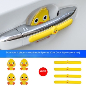 <span class=keywords><strong>Protection</strong></span> de poignée de porte et de coque de poignée de <span class=keywords><strong>voiture</strong></span> en PVC, motif dessin animé mignon, bande anti-collision, <span class=keywords><strong>protection</strong></span> de pare-chocs - Product Image 2
