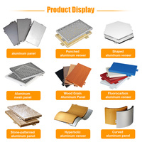 Écran en panneaux d'aluminium perforés Superstore, façade métallique découpée au laser, mur-rideau extérieur personnalisé