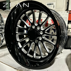 Ruedas Cóncavas Negras de Aleación de Aluminio Forjado ZFAN 24x12/26x10/28x14 8x170/8x180/8x6.5/6x5.5 para GMC / F250/F350 - Product Image 1