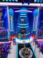 La première mini machine de jeu de course de société japonaise à revenus élevés de Rong Xiang Interstellar Console en bois et métal Jeux à pièces