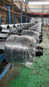 Essieux de semi-remorque en acier Premium Shengda |   <span class=keywords><strong>Essieu</strong></span> de camion électrique robuste et <span class=keywords><strong>essieu</strong></span> arrière avec revêtement anti-corrosion - Product Image 2