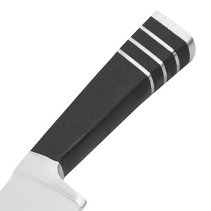 Coltello da Chef <span class=keywords><strong>Giapponese</strong></span> in Acciaio Inossidabile da 8 Pollici con Manico in Plastica Nera, Bestseller - Product Image 3