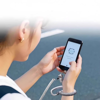 Cordon de sécurité antivol pour téléphone avec dragonne et cordon à ressort en acier, universel, avec attache en T, pour une commodité mains libres en voyage