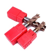 Kit de fraises HRC55 4F en acier allié de tungstène pour usinage CNC avec outil de fraisage revêtu