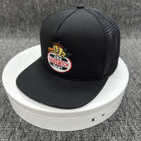 Gorra Trucker YP 6006 Estilo Y2K de 5 Paneles, Moda Hip Hop, Transpirable, Malla Negra, Logotipo Bordado Personalizado, Venta al Por Mayor