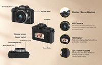 Mini porte-clés en alliage de zinc, appareil photo numérique rétro, écran 1080P, vidéo CMOS, super portable pour enfants, photo MicroSD 2MP, forme cravate, classique