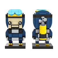 MOOXI Bricks MOC7678 177 pièces Jeu de construction Diver Dave DIY Cadeau à assembler Ensembles de blocs de construction éducatifs Jouets pour enfants