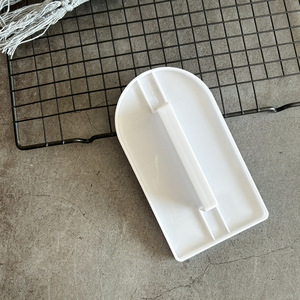 Lisseur à crème pour gâteaux avec poignée, pour fondant et crème au beurre, outil de pâtisserie pour le nivellement des gâteaux, spatule de finition - Product Image 6