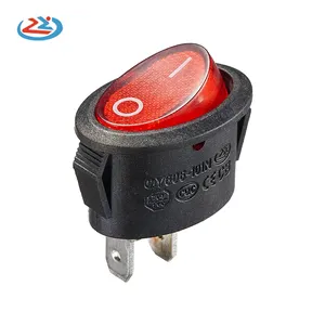 Interruptor de alternância Qiyang em forma de barco com controle de potência de três velocidades 250V 125V