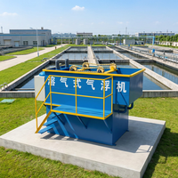 Système DAF automatique industriel à haute efficacité, machine de flottation à air dissous avec pompe pour les stations d'épuration des eaux usées