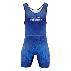 Uniforme de Lucha <span class=keywords><strong>Libre</strong></span> al por Mayor, Ligero, Duradero y de Secado Rápido, para Competencia y Entrenamiento de Luchadores - Product Image 5