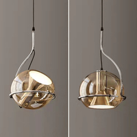 Lampe suspendue design moderne et simple, style nordique danois Bauhaus, pour B&B, salle à manger, bar, chambre à coucher, chevet, lustre pour plafond haut