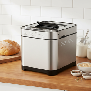 Panificadora de Lujo SOHEF, Acero Inoxidable Pulido, Funcionamiento Silencioso, 25 Menús Gourmet, Eleva el Nivel de tus Electrodomésticos de Cocina - Product Image 1