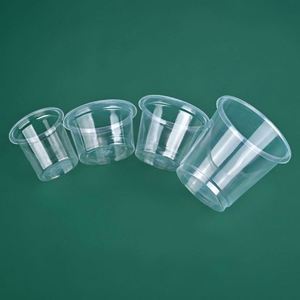 Mini Tazas Desechables Ecológicas de Plástico y Acero Inoxidable Transparentes para Postres, Aperitivos, Shots, Cucharas, Tazones para Servir en Fiestas y Degustaciones - Product Image 2