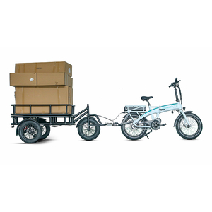 <span class=keywords><strong>Ebike</strong></span> cargo 16*4,0 Fat tire mascota perro al aire libre camping accesorios móvil comida viaje bicicleta eléctrica <span class=keywords><strong>remolque</strong></span> - Product Image 1