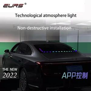 Lumière LED EURS, serpent coloré, flash, étanche IP66, 12V 18W, décoration intérieure de pare-brise arrière de voiture, éclairage intérieur automobile - Product Image 2