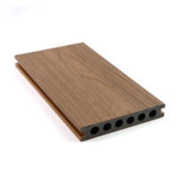 Platelage en bois composite solide de style traditionnel Nouveau design Platelage composite co-extrusion résistant en érable