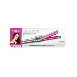 Plancha de Pelo Kemei 1881 Rosa, Calentamiento Rápido, Iónica, Alisadora Eléctrica Doméstica con Función de Seguridad - Product Image 5