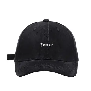 Design Your Own Cap Embroidery Hat Corduroy Material Plain Baseball Cap
